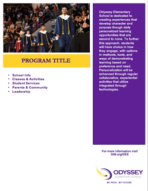 OES Flyer 1 Example 